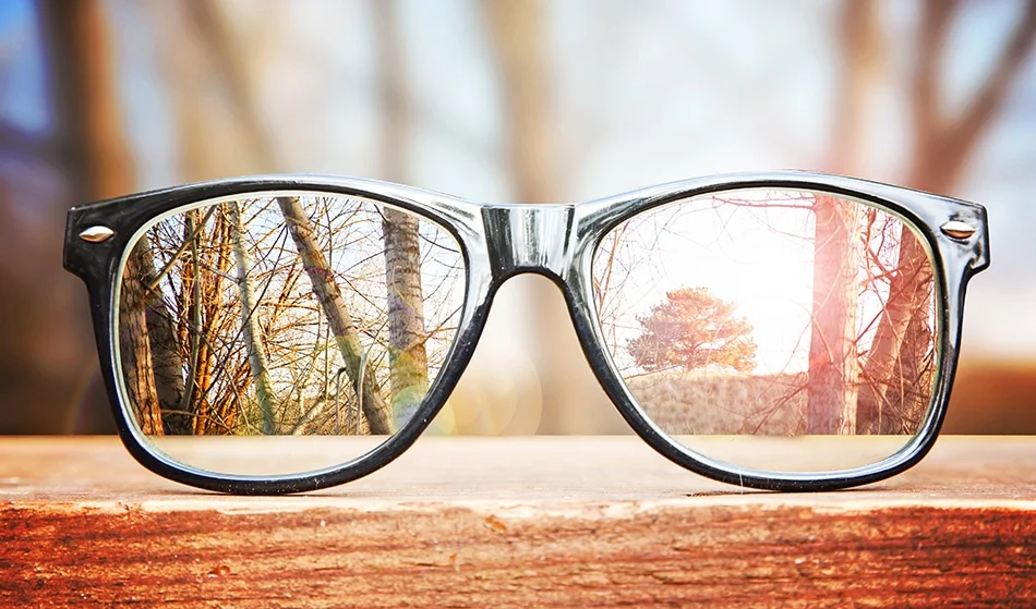 Clear vision glasses
