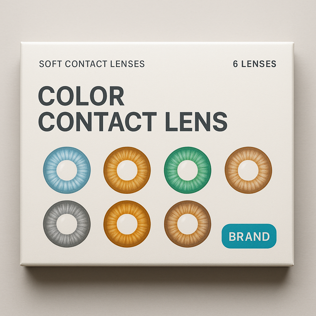 Colored contact lenses collection