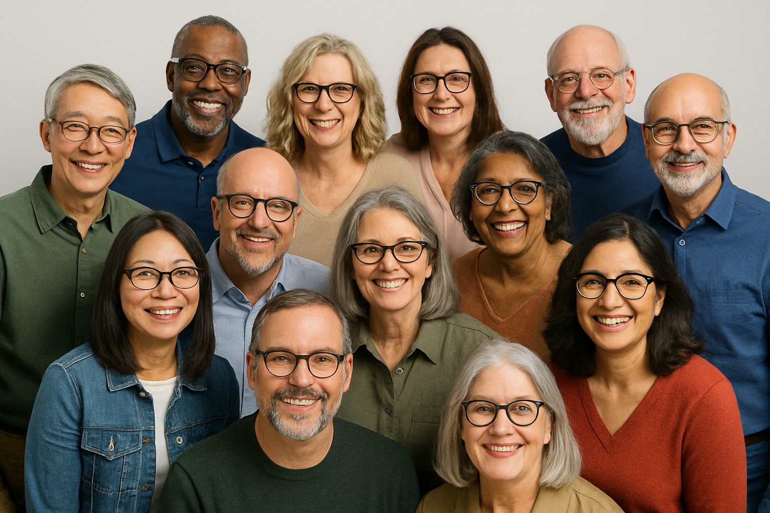 Happy customers wearing Eyenox Optic Studio® glasses